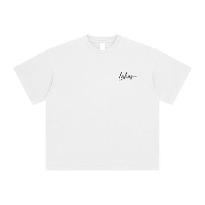 White Enzyme Washed Lakas Tee