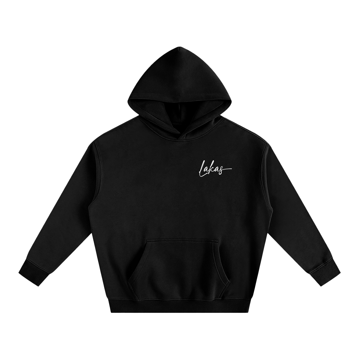 Lakas Oversize Fleeced Hoodie (Black)