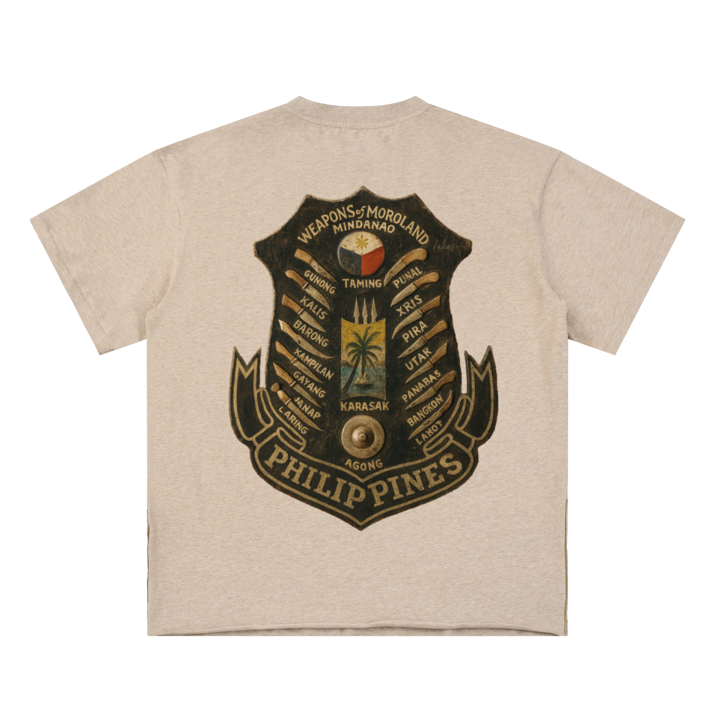 Weapons of Moroland Mindanao Hem Roll Tee